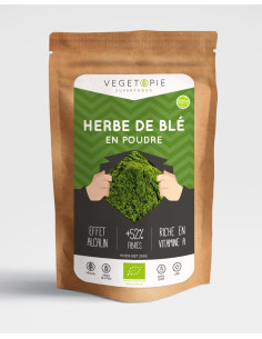 Herbe de blé bio poudre