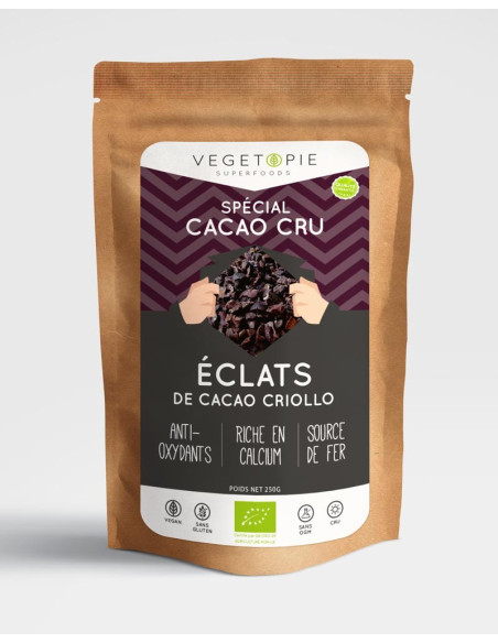 Eclats de cacao criollo