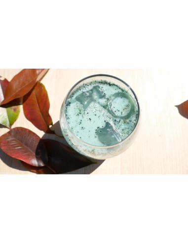 Spiruline latte