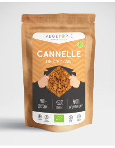 Cannelle de Ceylan Bio - Poudre - 100g - Premium