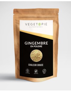 Sachet de gingembre en poudre bio