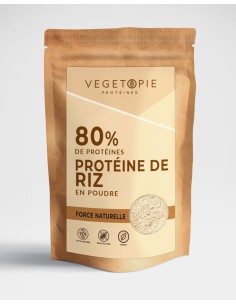 Sachet de Protéine de Riz Brun Bio Nature en poudre