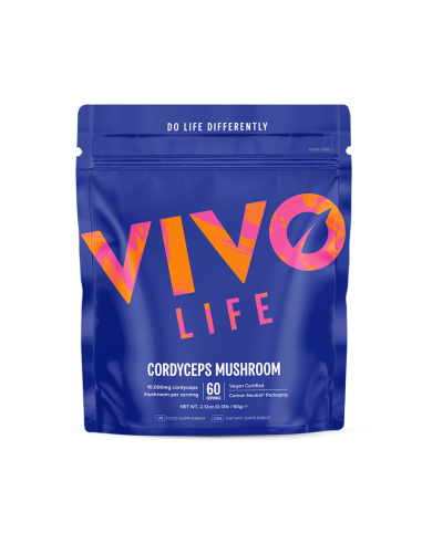 Sachet Vivolife Cordyceps sinensis – poudre concentrée 10:1 vegan