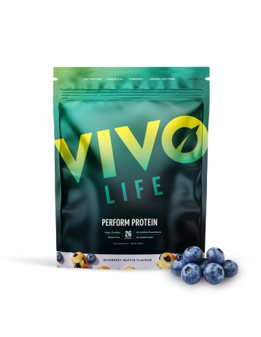Protéine vegan Perform Vivolife saveur Muffin Myrtille