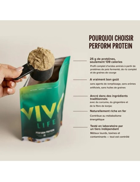 Perform Protein Vivolife myrtille muffin – 25 g de protéines et 4,5 g de BCAA par portion