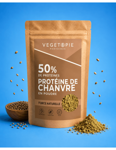 Protéines de Chanvre Bio en poudre